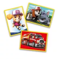 Ukázka samolepek Paw Patrol sady Big Truck Pups