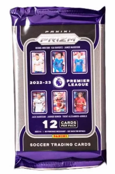 2022-2023 Panini Prizm Premier League Soccer Hobby balíček - fotbalové karty