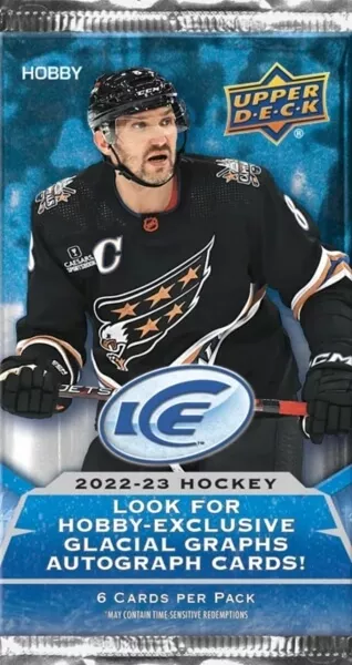 2022-23 NHL Upper Deck Ice Hockey Hobby Balíček - hokejové karty