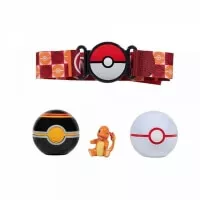 Pokémon Clip and Go set Charmander s páskem - Luxury ball + Premier ball - obsah setu