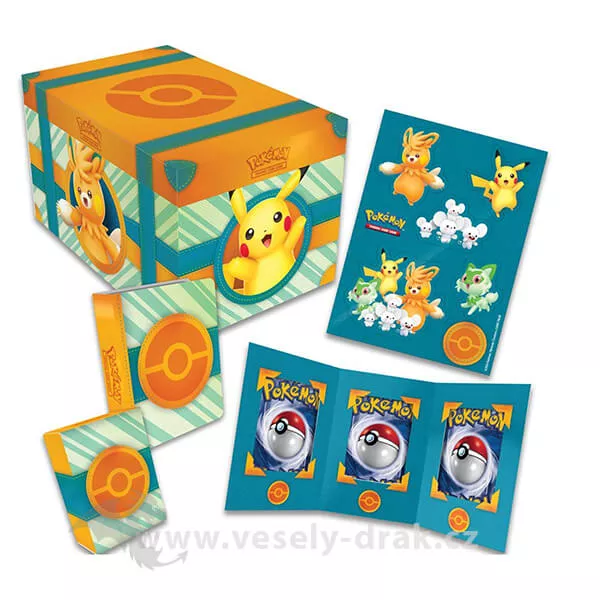 Pokémon Paldea Adventure Chest - dárkový box Pikachu