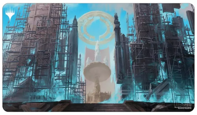 Magic hrací podložka Ravnica Remastered - Azorius Senate Hallowed Fountain