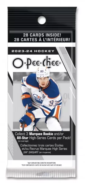 2023-2024 NHL Upper Deck O-Pee-Chee Fat Pack - hokejové karty