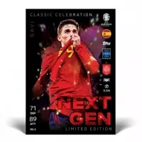 EURO 2024 Topps Match Attax Next Gen Classic Celebration Limited Edition Gavi
