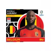 Topps EURO 2024 samolepky Belgium Romelu Lukaku