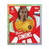 Topps EURO 2024 samolepky France Xavi Simons