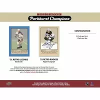 2022-2023 NHL UD Parkhurst Champions Blaster 2