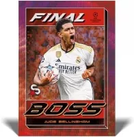 Fotbalove karty Topps 2023-2024 UEFA Superstars Final Boss Jude Bellingham