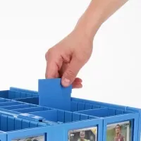 Oddelovace do prenosneho boxu BCW Card Bin Partitions Blue s krabici