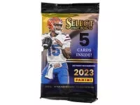 2023 Panini Select Draft Picks NFL Football Blaster Pack (Gold Lazer Prizms)