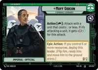 Star Wars Unlimited TCG - Shadows of the Galaxy karta Gideon