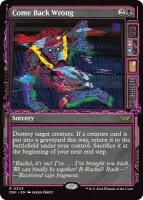 Magic the Gathering Duskmourn House of Horror karta Come Back Wrong