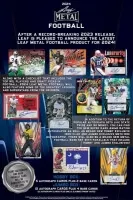 2024 Leaf Metal Football Hobby Box karty