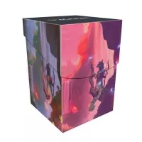 Bloomburrow Season Lands: Mountain (Summer) 100+ Deck Box Red for Magic: The Gathering