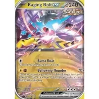 Detail foilové promo karty Raging Bolt ex