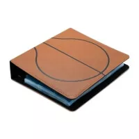 Krouzkove album BCW Collectors Basketball Album - Premium Brown lezi