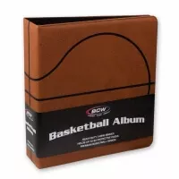 Krouzkove album BCW Collectors Basketball Album - Premium Brown s obalem