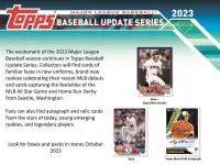 2023 MLB Topps Update Series Baseball Blaster 2