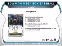2023 Topps MLB Bowman Baseball Mega 4