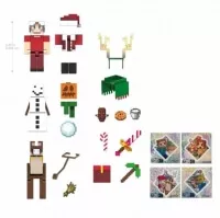 Minecraft adventni kalendar rozlozeni