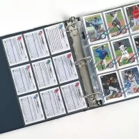 Krouzkove album BCW Baseball - Blue s kartami