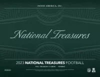 2023 Panini National Treasures NFL Football Hobby