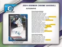 2024 Topps MLB Bowman Chrome Baseball Hobby 4