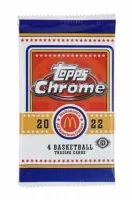 2022 NBA karty Topps Chrome McDonald's All American Basketball Hobby pack