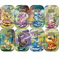 Pokémon mini plechovka Prismatic Evolutons všechny