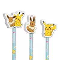 Sada tužek Pokémon s gumou - Pikachu a Eevee