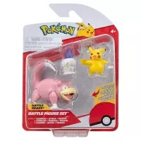 Pokémon Battle Figure 3-Pack - Slowpoke, Litwick a Pikachu