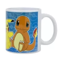 Keramický hrneček Pokémon - Eevee, Pikachu, Charmander