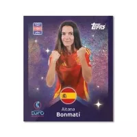 Topps EURO 2025 Women Booster Box - samolepky 50 Ks Aitana Bonmatí