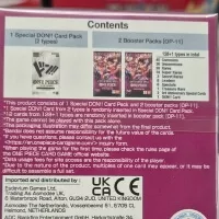 One Piece TCG - Doubla Pack - popisek ze zadní strany balení