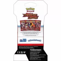 Pokémon Destined Rivals Sleeved Booster - zadní strana boosteru