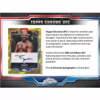 Topps UFC Chrome Hobby Box 2025 - sběratelské karty MMA