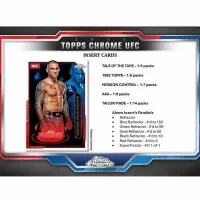 Topps UFC Chrome Hobby Box 2025 - sběratelské karty MMA