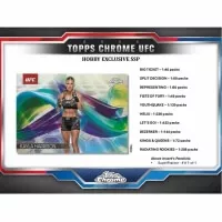 Topps UFC Chrome Hobby Box 2025 - sběratelské karty MMA