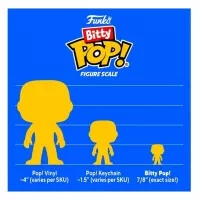 Pokémon Bitty POP! Pikachu 4-pack - 2,2 cm