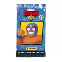 Starter set obsahuje 4 balíčky karet Brawl Stars (balíčky mají různé motivy)