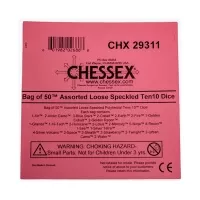 Kostka Chessex Loose Speckled Poly Tens 10 Dice - 1 ks