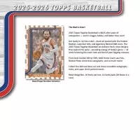 2025-2026 NBA karty Topps Basketball Mega Box