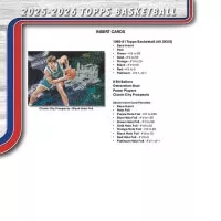 2025-2026 NBA karty Topps Basketball Mega Box