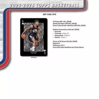 2025-2026 NBA karty Topps Basketball Mega Box