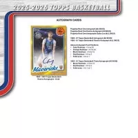 2025-2026 NBA karty Topps Basketball Mega Box
