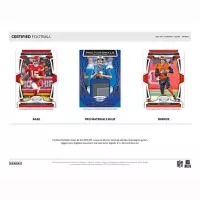 2025 NFL karty Panini Certified Fotball Hobby Box