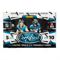 2025 NFL karty Panini Certified Fotball Hobby Box