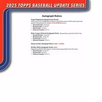2025 Topps Baseball Hobby Box Update Series - sběratelské karty