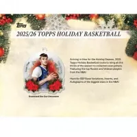 2025-2026 NBA karty Topps Basketball Holiday Mega box