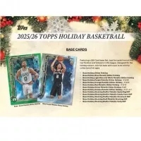 2025-2026 NBA karty Topps Basketball Holiday Mega box